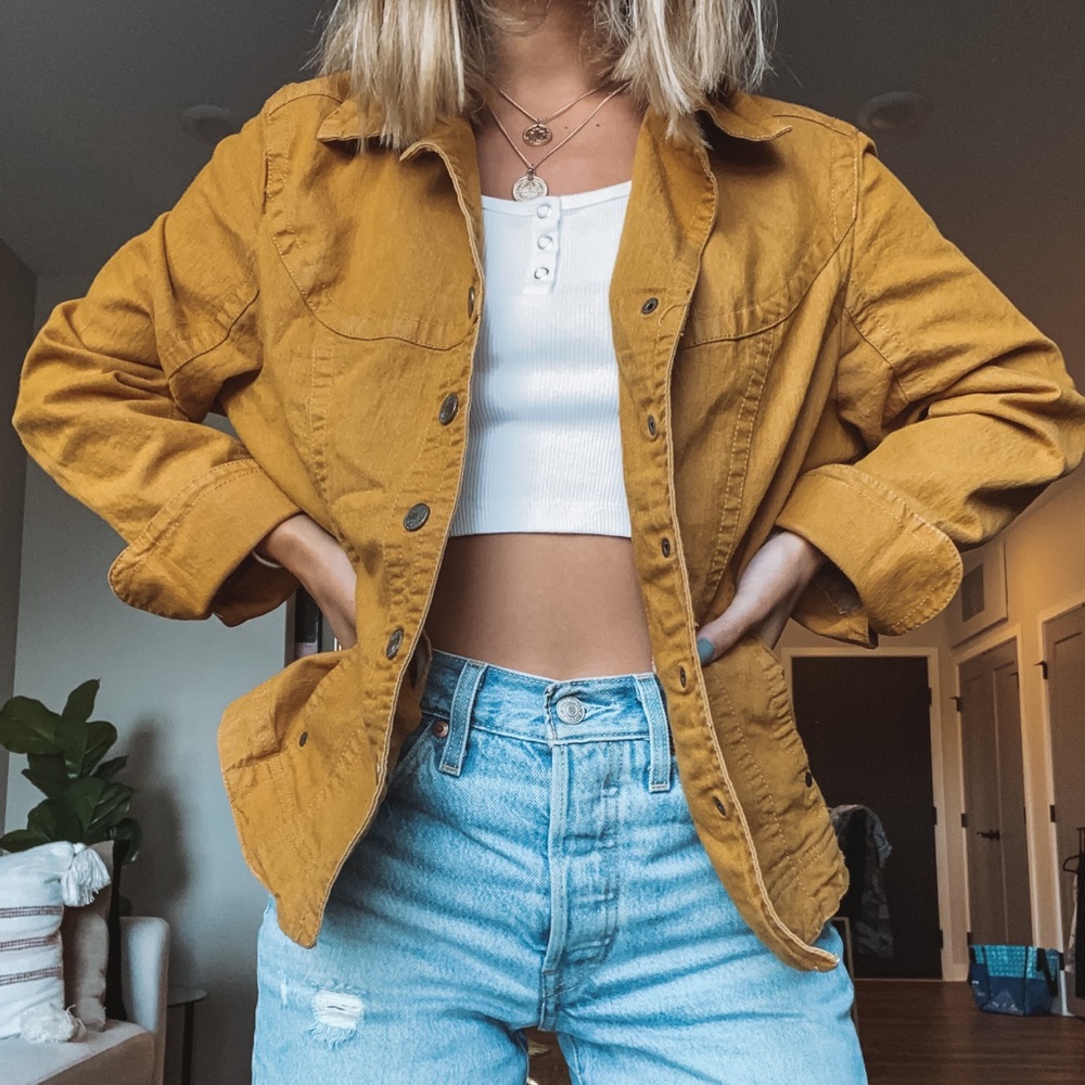 Mustard Yellow Jean Jacket